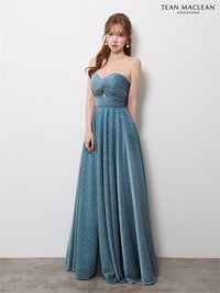 【JEAN MACLEAN ジャンマクレーン】 ラメ/ベアトップ/LongDress ja61145