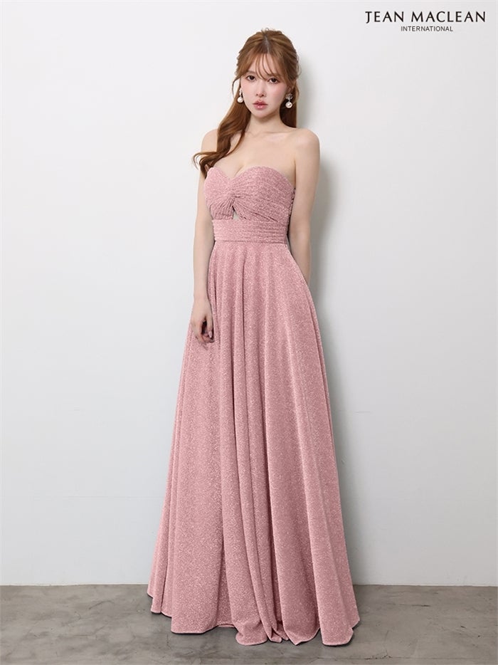 【JEAN MACLEAN ジャンマクレーン】 ラメ/ベアトップ/LongDress ja61145