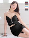【ROBE de FLEURS SALE】Glossy ローブドフルールグロッシー 【XSサイズあり】Zipper × belt setup cami dress gl2855-s26