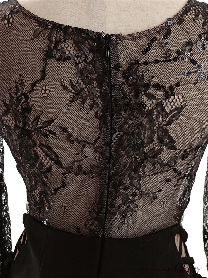 【ROBE de FLEURS SALE】Glossy ローブドフルールグロッシー 【XS～Lサイズあり】スパンコールｘサイドリボンミニキャバドレス gl2808-s26