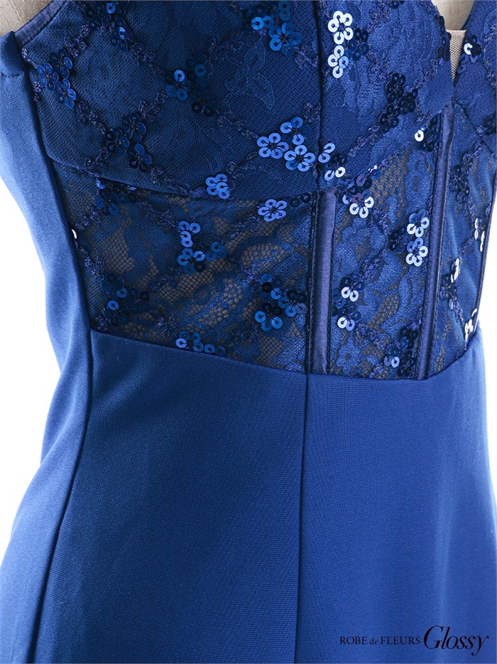 【ROBE de FLEURS SALE】Glossy ローブドフルールグロッシー 【XSサイズあり】スパンコール×レースキャミキャバドレス gl3117-s26