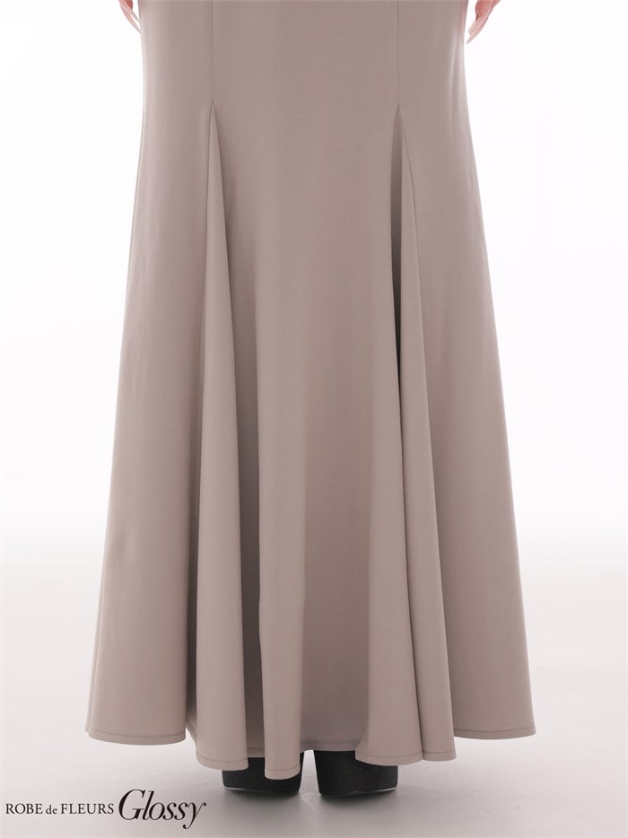 ROBE de FLEURS 【XS～Lサイズあり】 ラメニットドレープホルターマーメイドロングキャバドレス gl4662-c
