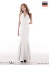 ROBE de FLEURS 【XS～Lサイズあり】 ラメニットドレープホルターマーメイドロングキャバドレス gl4662