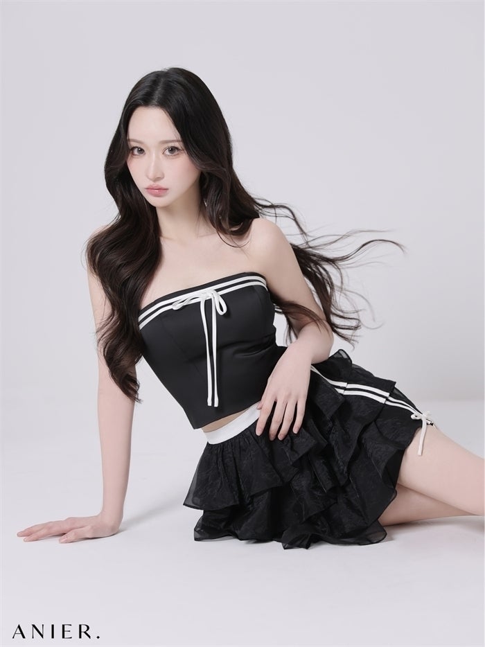 ROBE de FLEURS anier.ROBE ローブドフルール アニエルローブ 【XSサイズあり】sports × girly mix setup（anier4066） fm-anier4066-c
