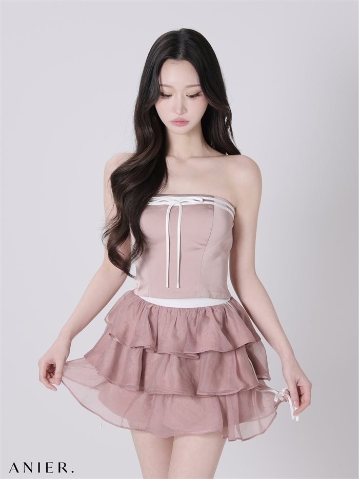 ROBE de FLEURS anier.ROBE ローブドフルール アニエルローブ 【XSサイズあり】sports × girly mix setup（anier4066） fm-anier4066-c