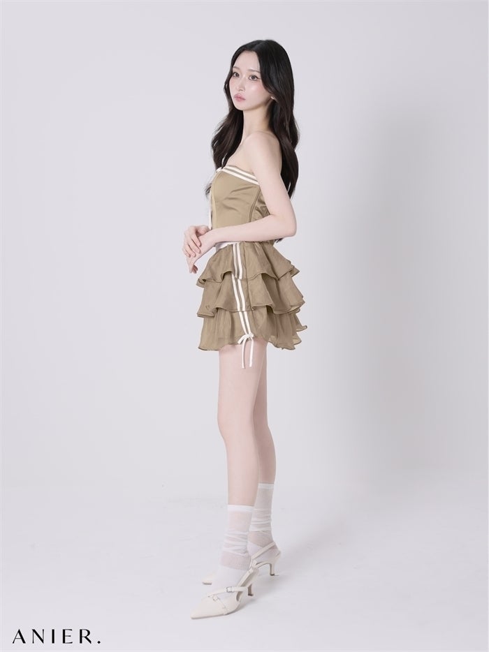 ROBE de FLEURS anier.ROBE ローブドフルール アニエルローブ 【XSサイズあり】sports × girly mix setup（anier4066） fm-anier4066-c