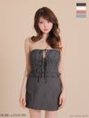 ROBE de FLEURS ローブドフルール 【XSサイズあり】 バストカットギャザーセットアップタイトミニキャバドレス fm4650-c