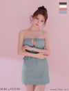 ROBE de FLEURS ローブドフルール 【XSサイズあり】 バストカットギャザーセットアップタイトミニキャバドレス fm4650-c