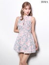 【5月下旬頃入荷予定】IRMA イルマ フラワー/ゴブラン/フレア ワンピース ir61130-c