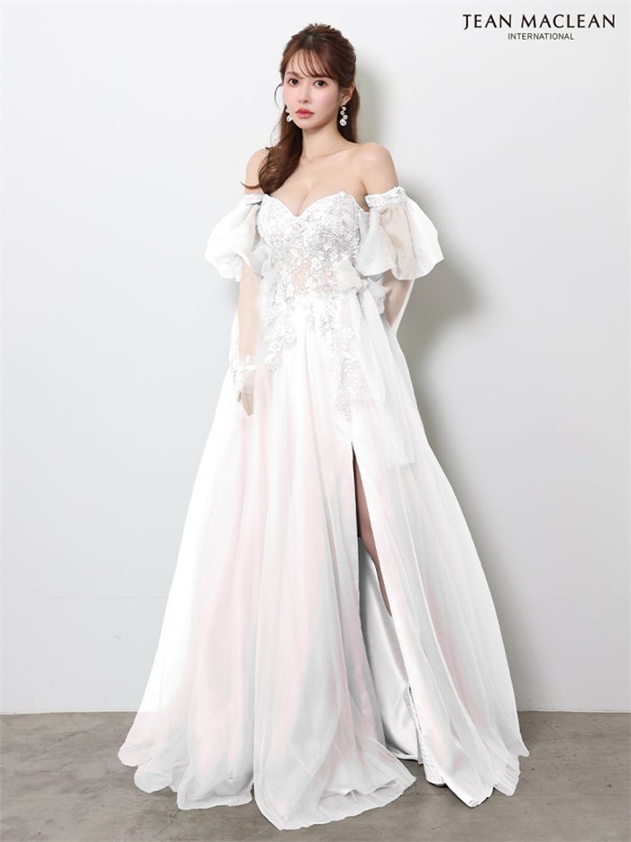 【5月下旬頃入荷予定】JEAN MACLEAN IRMA イルマ スパンコール/ロングスリーブ/ロングドレス ir61123-c
