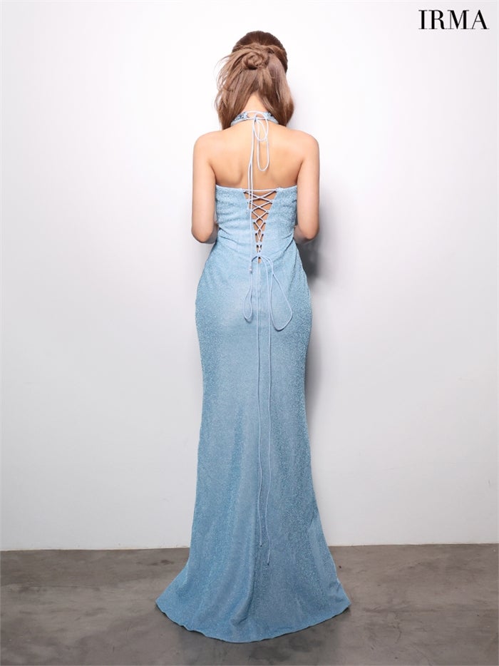【5月下旬頃入荷予定】JEAN MACLEAN ラメニット/ホルター/LongDress/ロングドレス ir61141-c