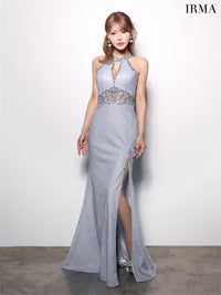 【5月下旬頃入荷予定】JEAN MACLEAN ラメニット/ホルター/LongDress/ロングドレス ir61141-c