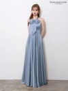 【5月下旬頃入荷予定】JEAN MACLEAN サテン/リボン付き/ロングドレスir61147-c