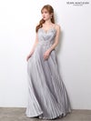 【5月下旬頃入荷予定】JEAN MACLEAN サテン/プリーツスカート/ロングドレスir61148-c