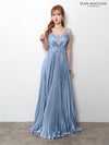 【5月下旬頃入荷予定】JEAN MACLEAN サテン/プリーツスカート/ロングドレスir61148-c