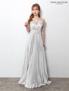 【5月下旬頃入荷予定】JEAN MACLEAN サテン/プリーツスカート/ロングドレスir61148-c