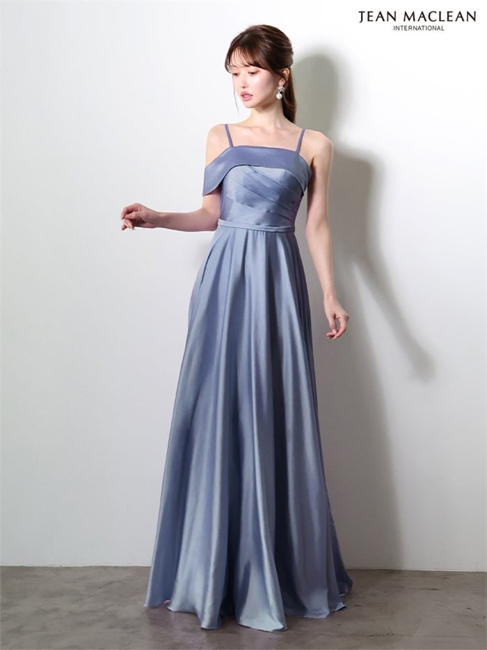 【5月下旬頃入荷予定】JEAN MACLEAN JEAN MACLEAN サテン/ロングドレス ir61033-1-c