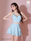 ROBE de FLEURS ローブドフルール アシンメトリーリボンティアードフリルミニキャバドレス fm3777