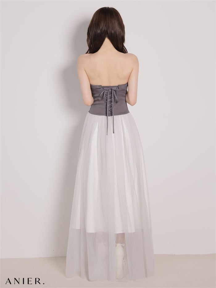 ROBE de FLEURS anier.ROBE ローブドフルール アニエルローブ 【XSサイズあり】chic corset couture long dress fm-anier4071-c