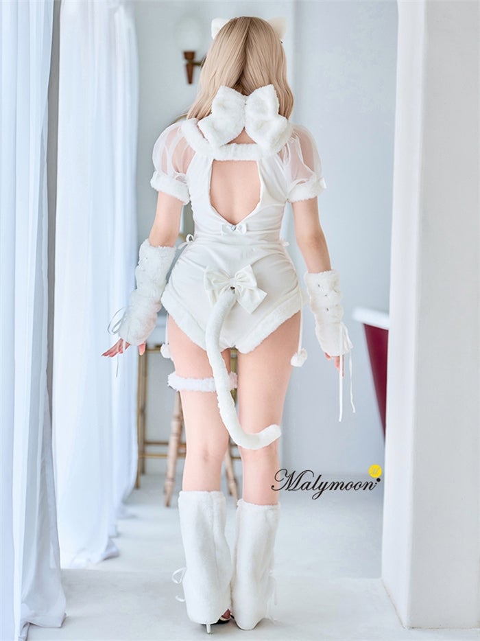 【8点セット】Malymoon ベルベットキャットレオタード mlcs25013