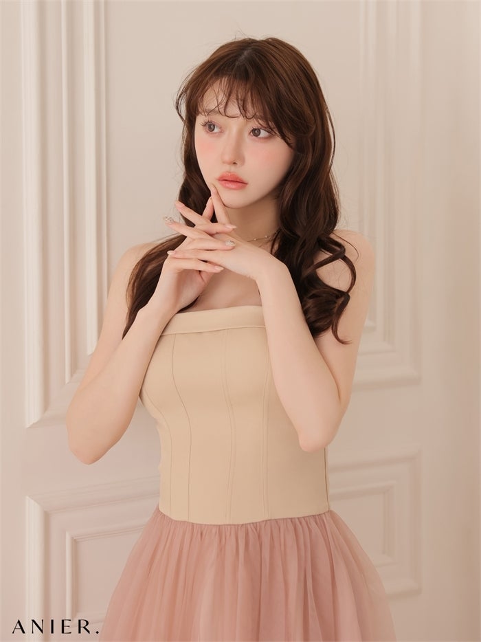 ROBE de FLEURS anier.ROBE ローブドフルール アニエルローブ 【XSサイズあり】chic corset couture long dress fm-anier4071