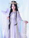 【10点セット】紫煙｜中国コスプレ・漢服衣装 天女 ラベンダー vcsot-26013-1