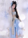 【4点セット】清夢｜中国コスプレ・漢服衣装 天女 ブルー vcsot-26015