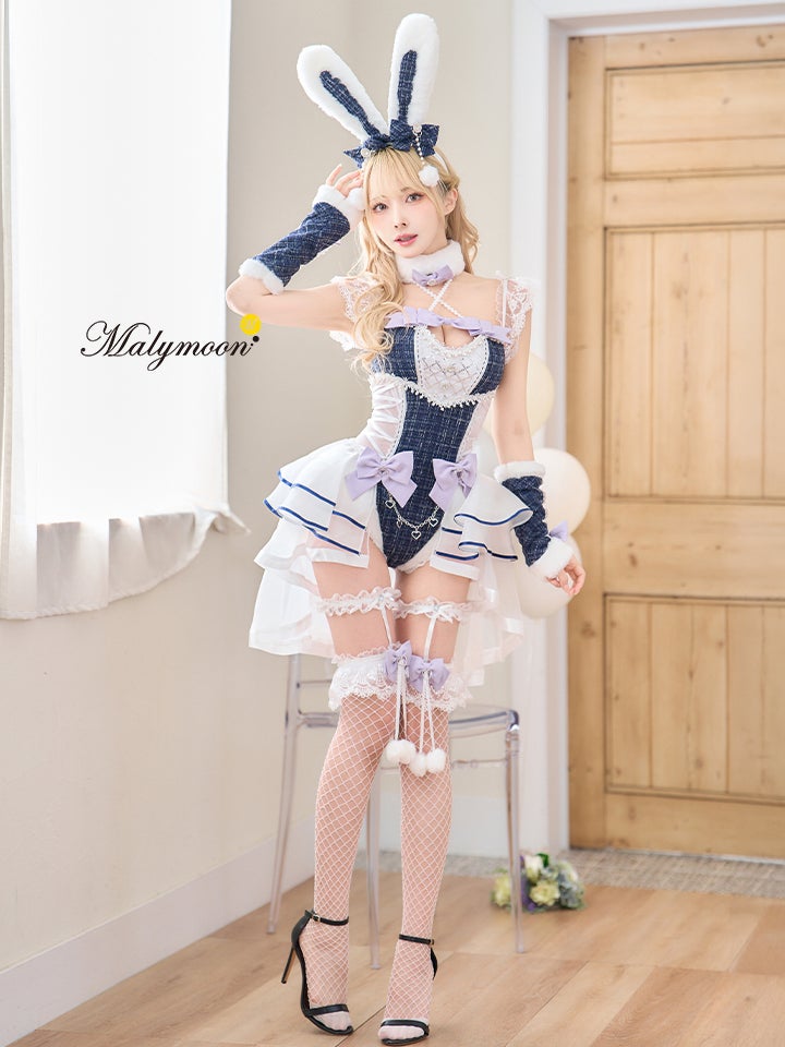 【8点セット】Malymoon マリームーン ベルチュールツイードバニー mlcs25099-2