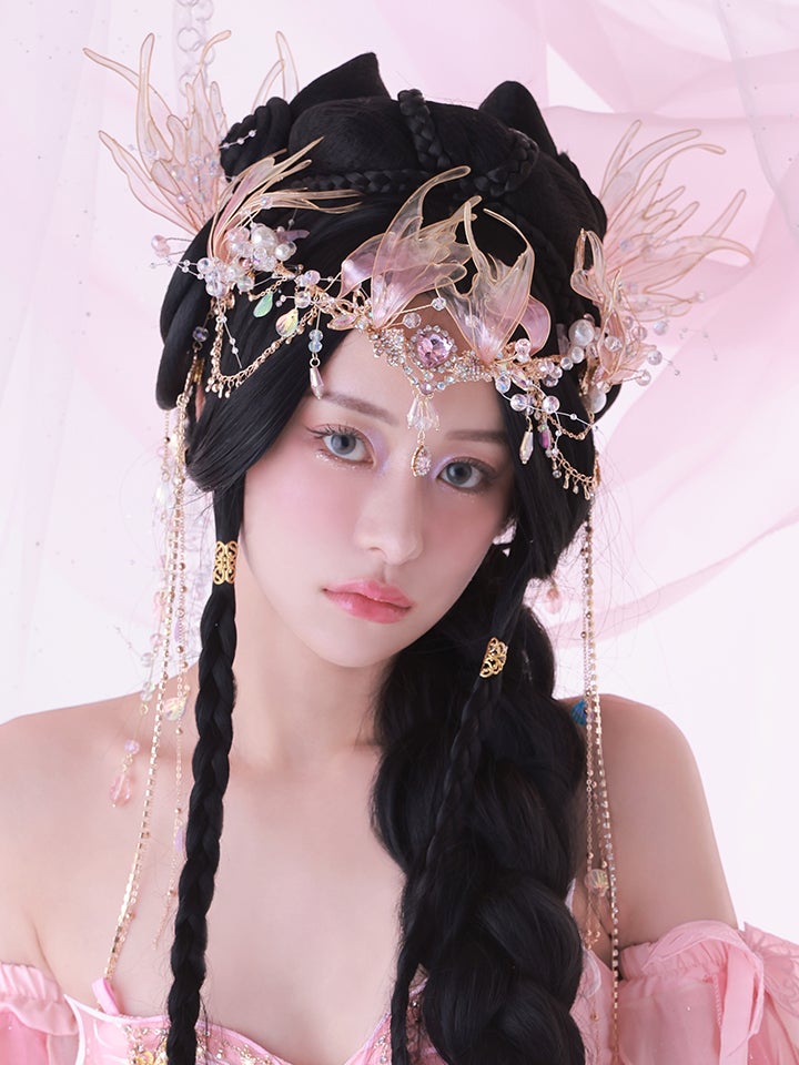 漢服コスプレ ロイヤルヘッドドレス 中国風小物 vcsit-26020-ja
