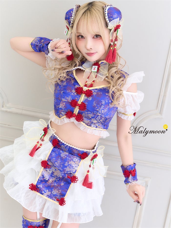 【9点セット】Malymoon マリームーン 花詩シフォンチャイナ mlcs26030