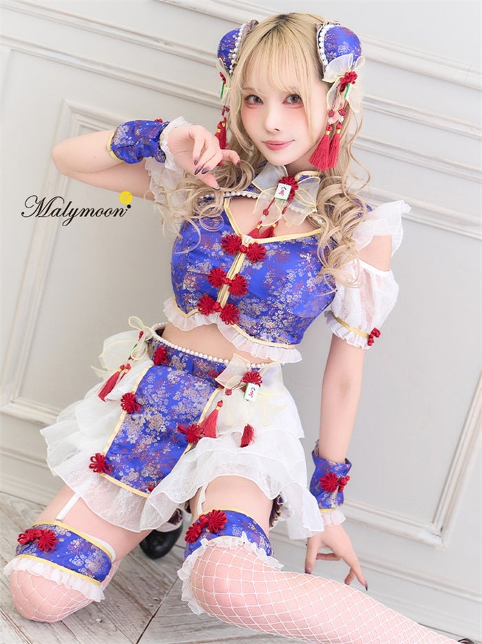 【9点セット】Malymoon マリームーン 花詩シフォンチャイナ mlcs26030