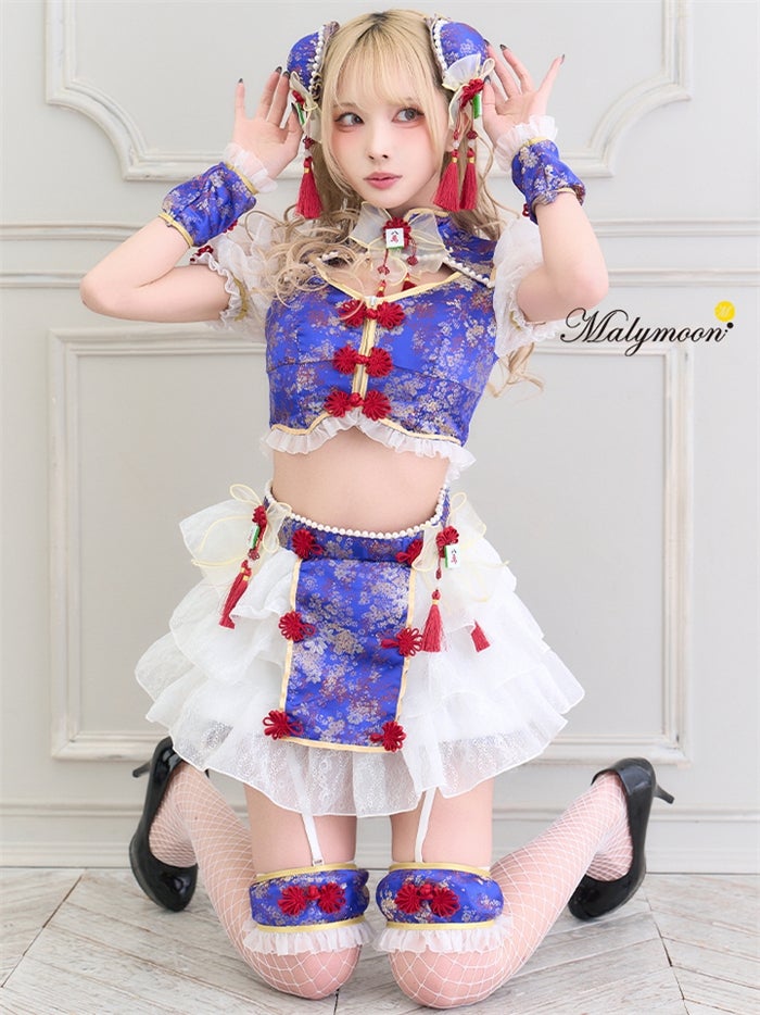 9点セット】Malymoon マリームーン 花詩シフォンチャイナ mlcs26030