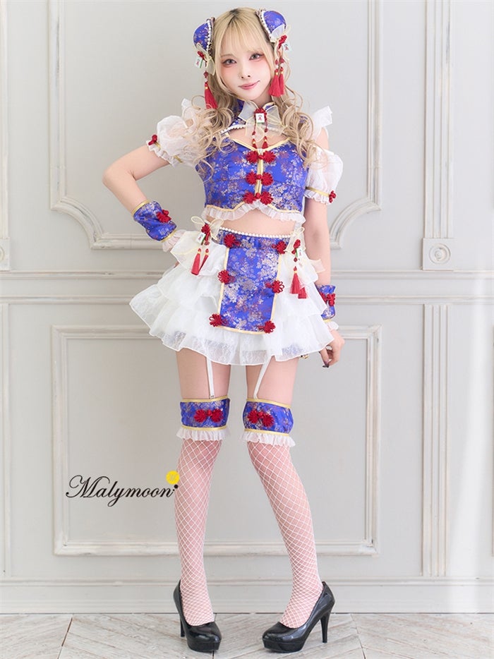【9点セット】Malymoon マリームーン 花詩シフォンチャイナ mlcs26030