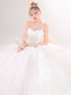 vanityME.couture. バニティーミークチュール Blanc Fleur Couture ブラン・フルール・クチュール ロングドレス ホワイト 白 フリル オーガンジー バースデー vctr-c-8665