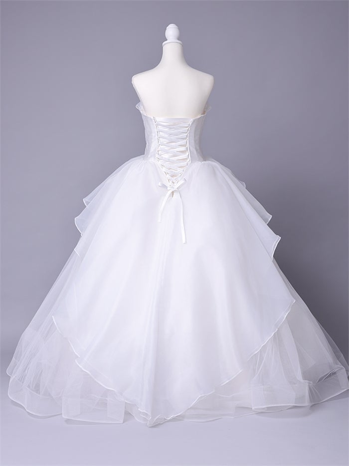 vanityME.couture. バニティーミークチュール Blanc Fleur Couture ブラン・フルール・クチュール ロングドレス ホワイト 白 フリル オーガンジー バースデー vctr-c-8665