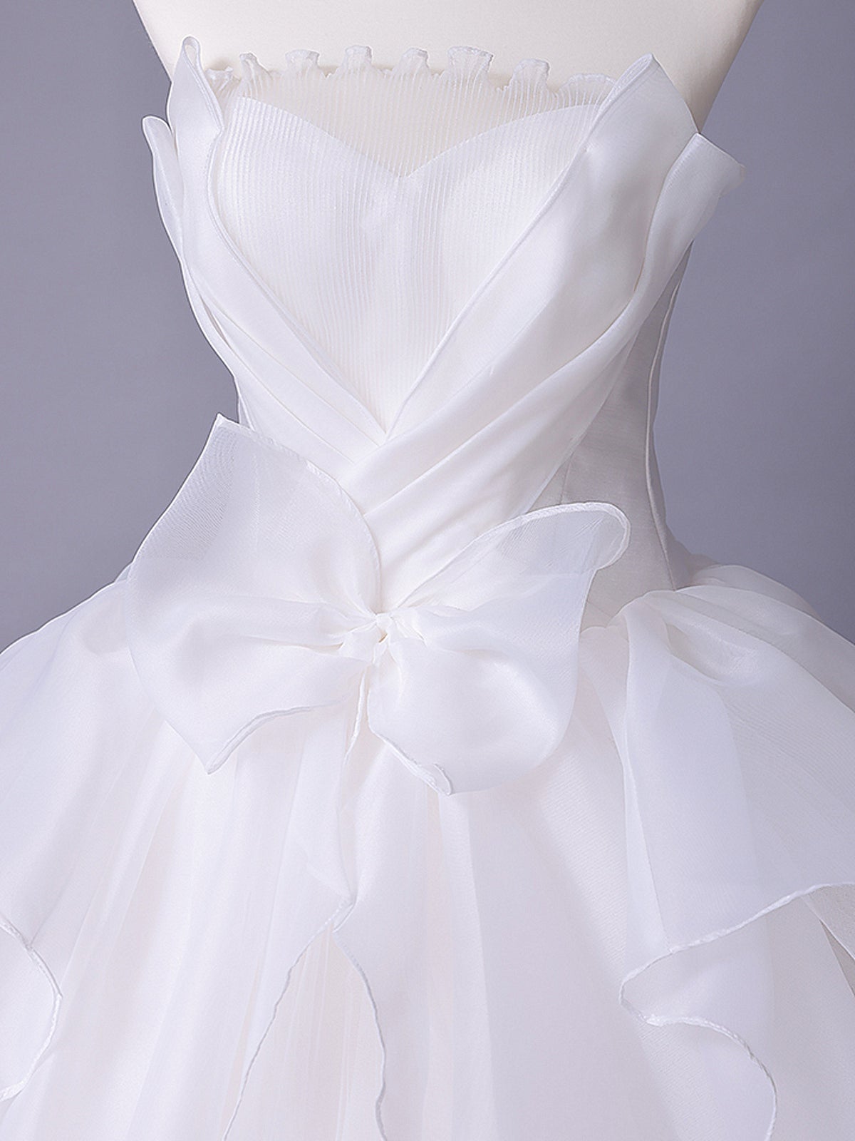 vanityME.couture. バニティーミークチュール Blanc Fleur Couture ブラン・フルール・クチュール ロングドレス ホワイト 白 フリル オーガンジー バースデー vctr-c-8665