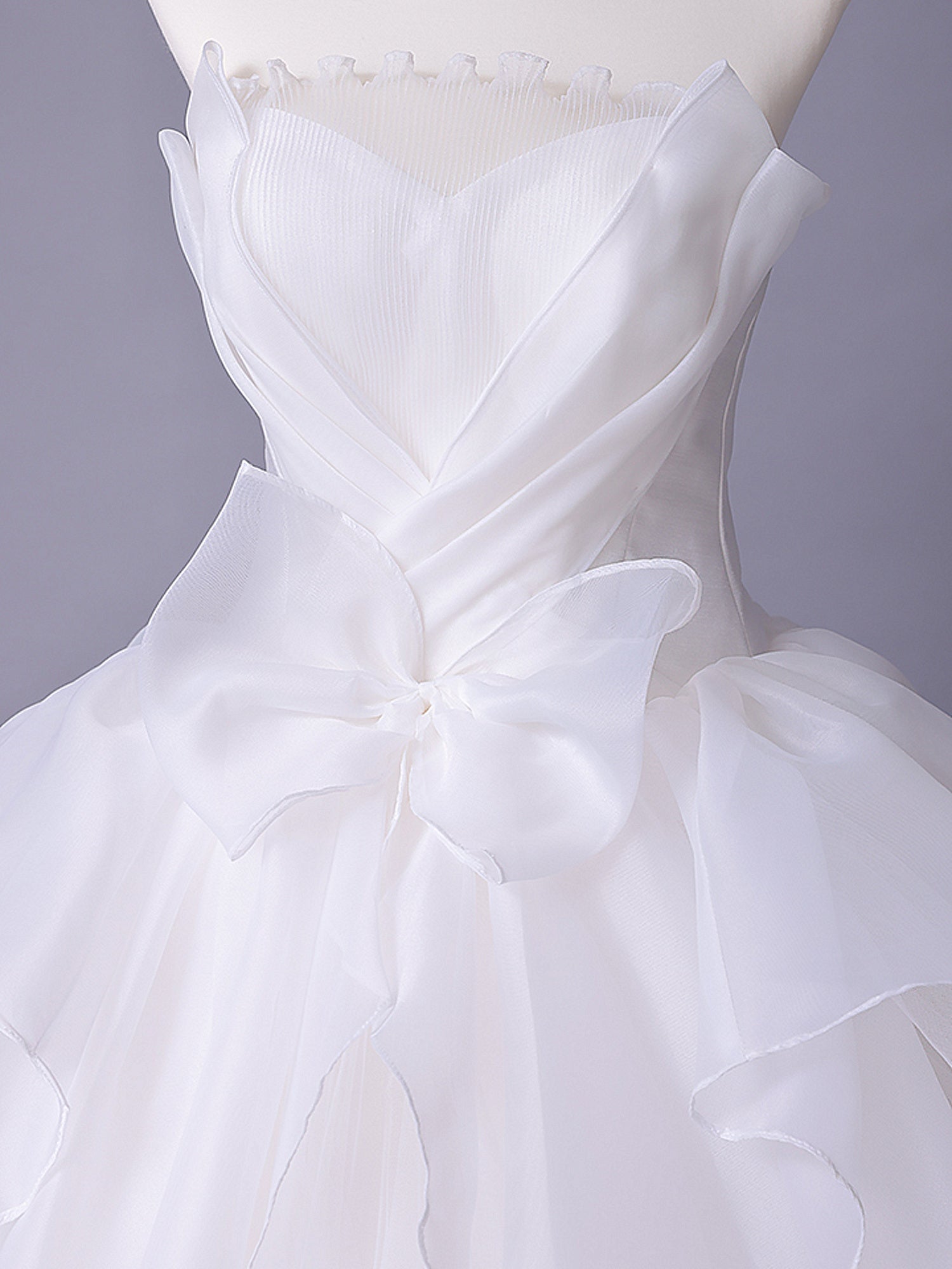 vanityME.couture. バニティーミークチュール Blanc Fleur Couture ブラン・フルール・クチュール ロングドレス ホワイト 白 フリル オーガンジー バースデー vctr-c-8665