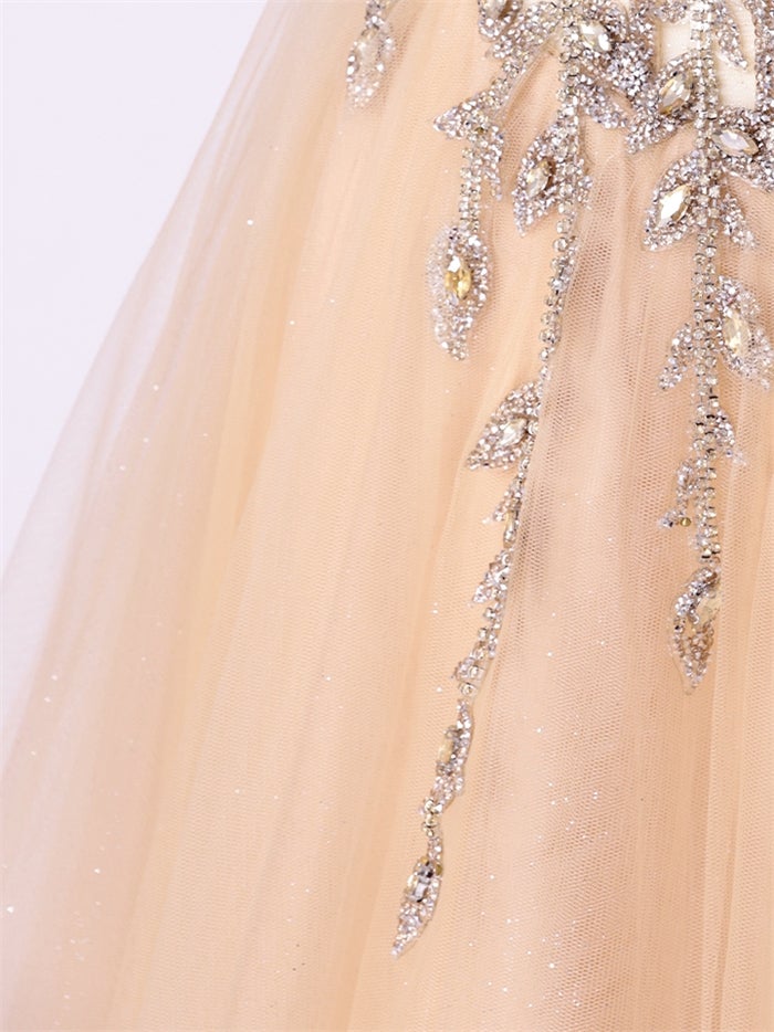 vanityME.couture. バニティーミークチュール Lumiere Bijou Couture リュミエール・ビジュー・クチュール ロングドレス シャンパンゴールド ビジュー バースデー vctr-l-cd721-1