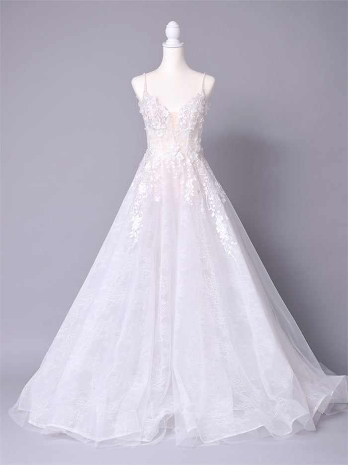 vanityME.couture. バニティーミークチュール Jardin Blanc Couture ジャルダン・ブラン・クチュール ロングドレス オフホワイト 白 フラワー レース バースデー vctr-l-cd857w