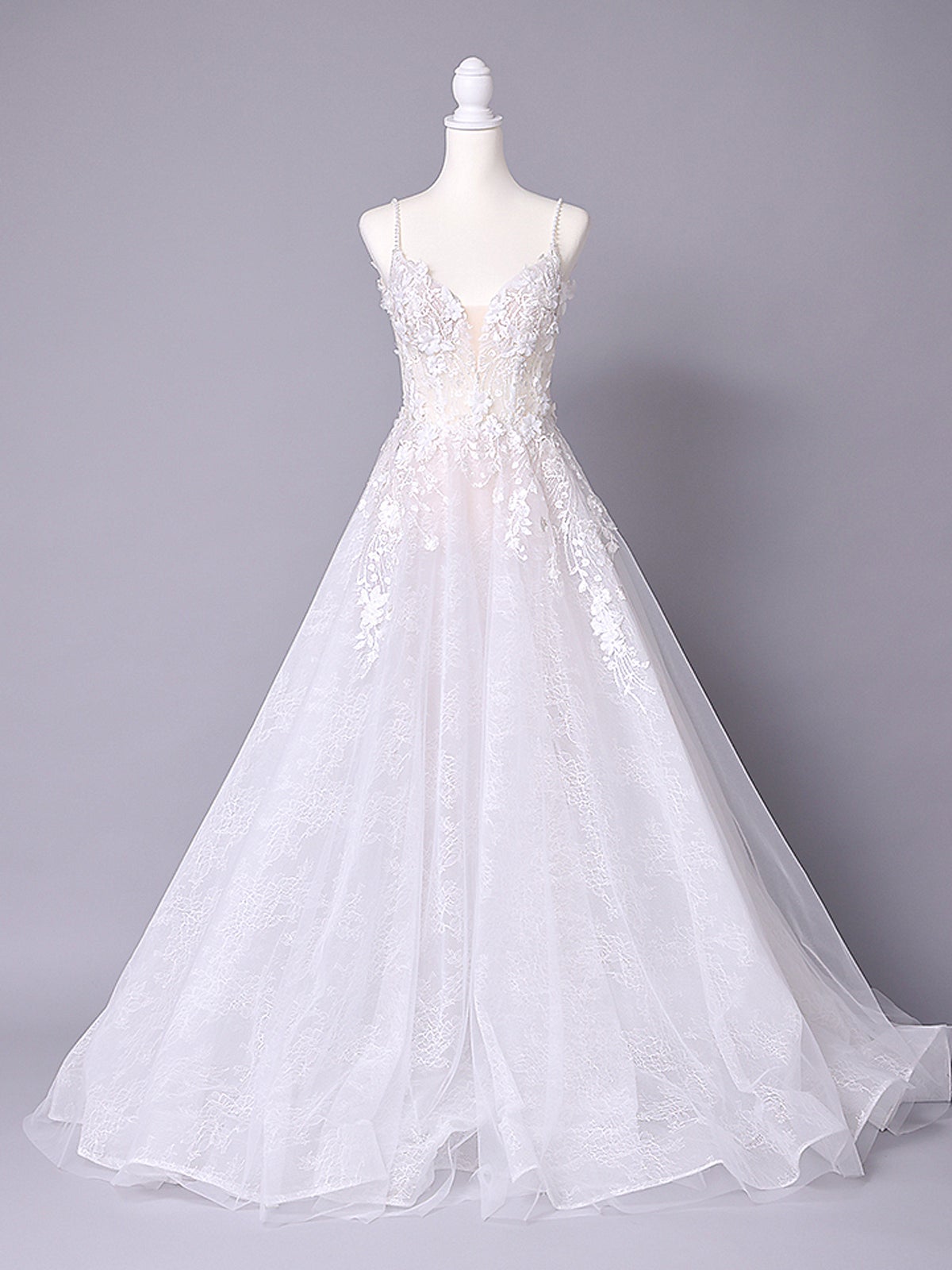 vanityME.couture. バニティーミークチュール Jardin Blanc Couture ジャルダン・ブラン・クチュール ロングドレス オフホワイト 白 フラワー レース バースデー vctr-l-cd857w