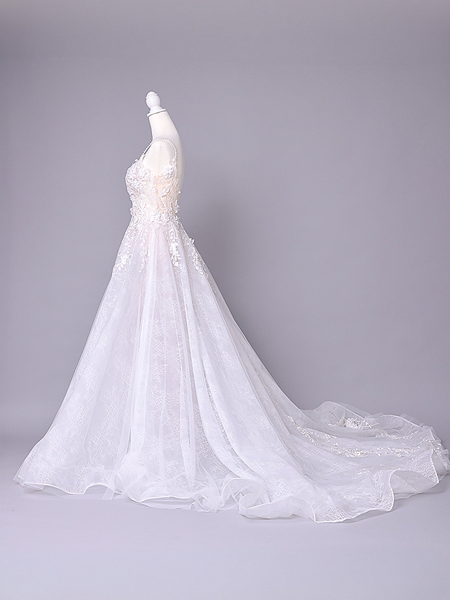 vanityME.couture. バニティーミークチュール Jardin Blanc Couture ジャルダン・ブラン・クチュール ロングドレス オフホワイト 白 フラワー レース バースデー vctr-l-cd857w