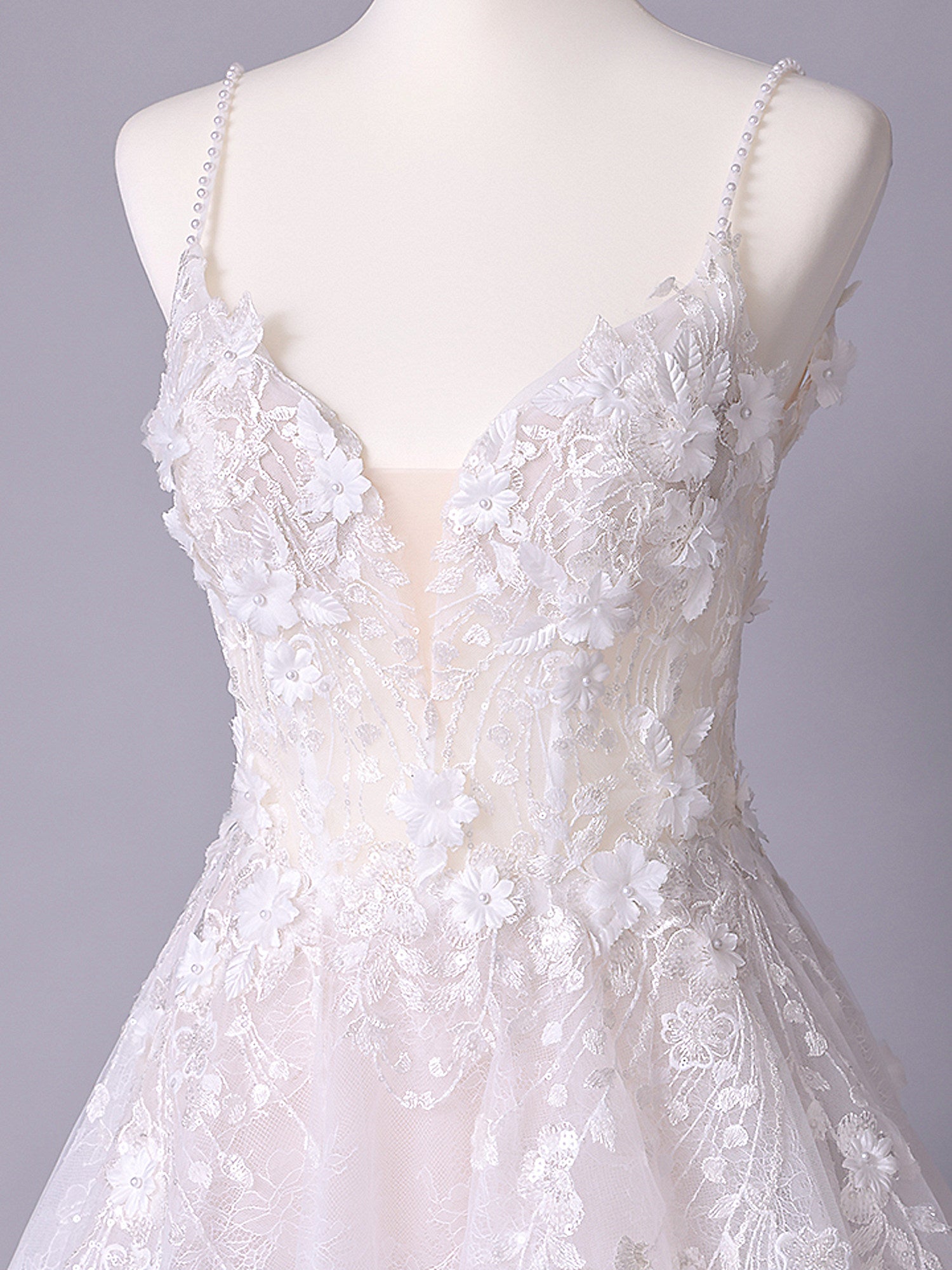 vanityME.couture. バニティーミークチュール Jardin Blanc Couture ジャルダン・ブラン・クチュール ロングドレス オフホワイト 白 フラワー レース バースデー vctr-l-cd857w