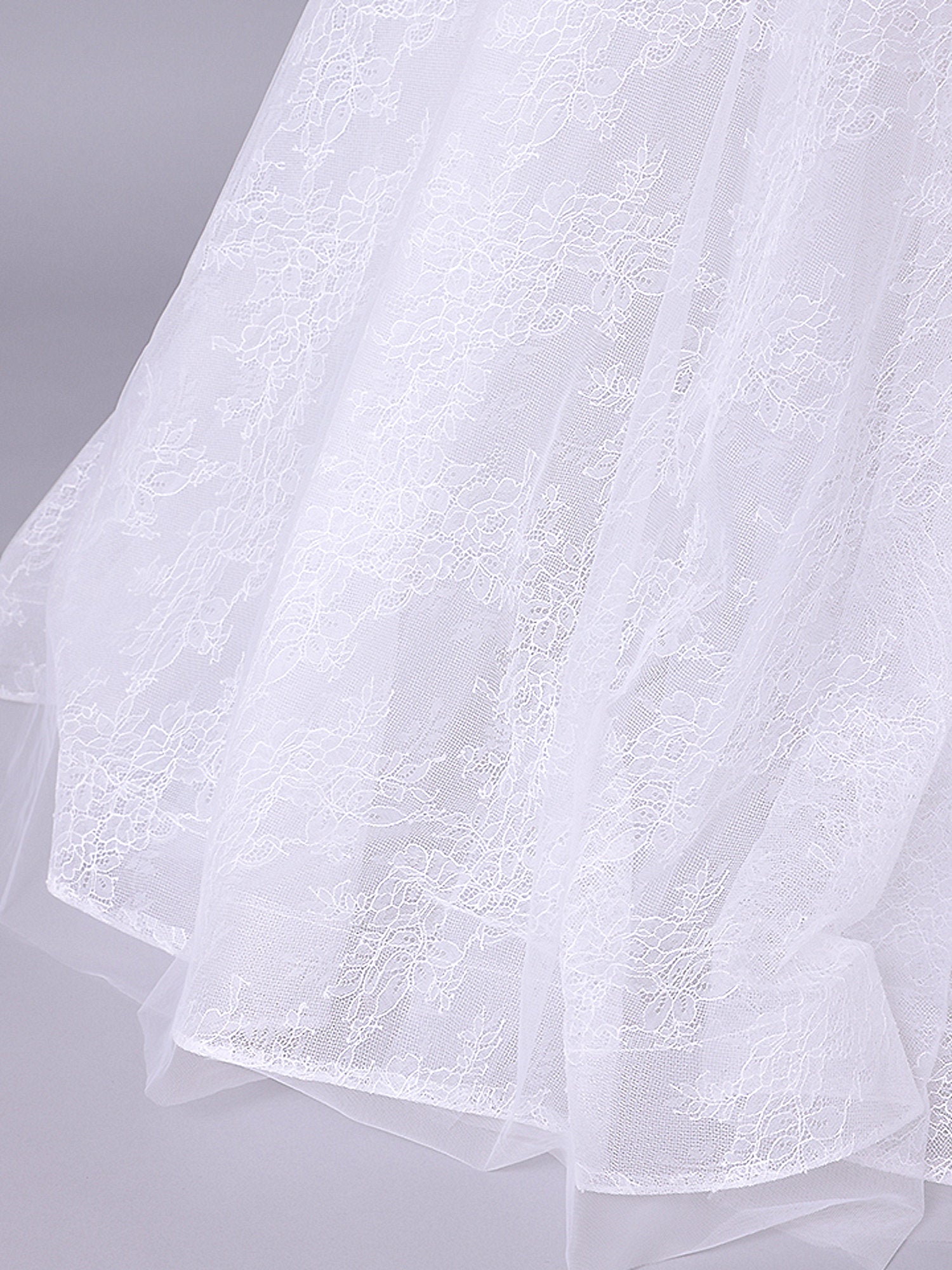 vanityME.couture. バニティーミークチュール Jardin Blanc Couture ジャルダン・ブラン・クチュール ロングドレス オフホワイト 白 フラワー レース バースデー vctr-l-cd857w