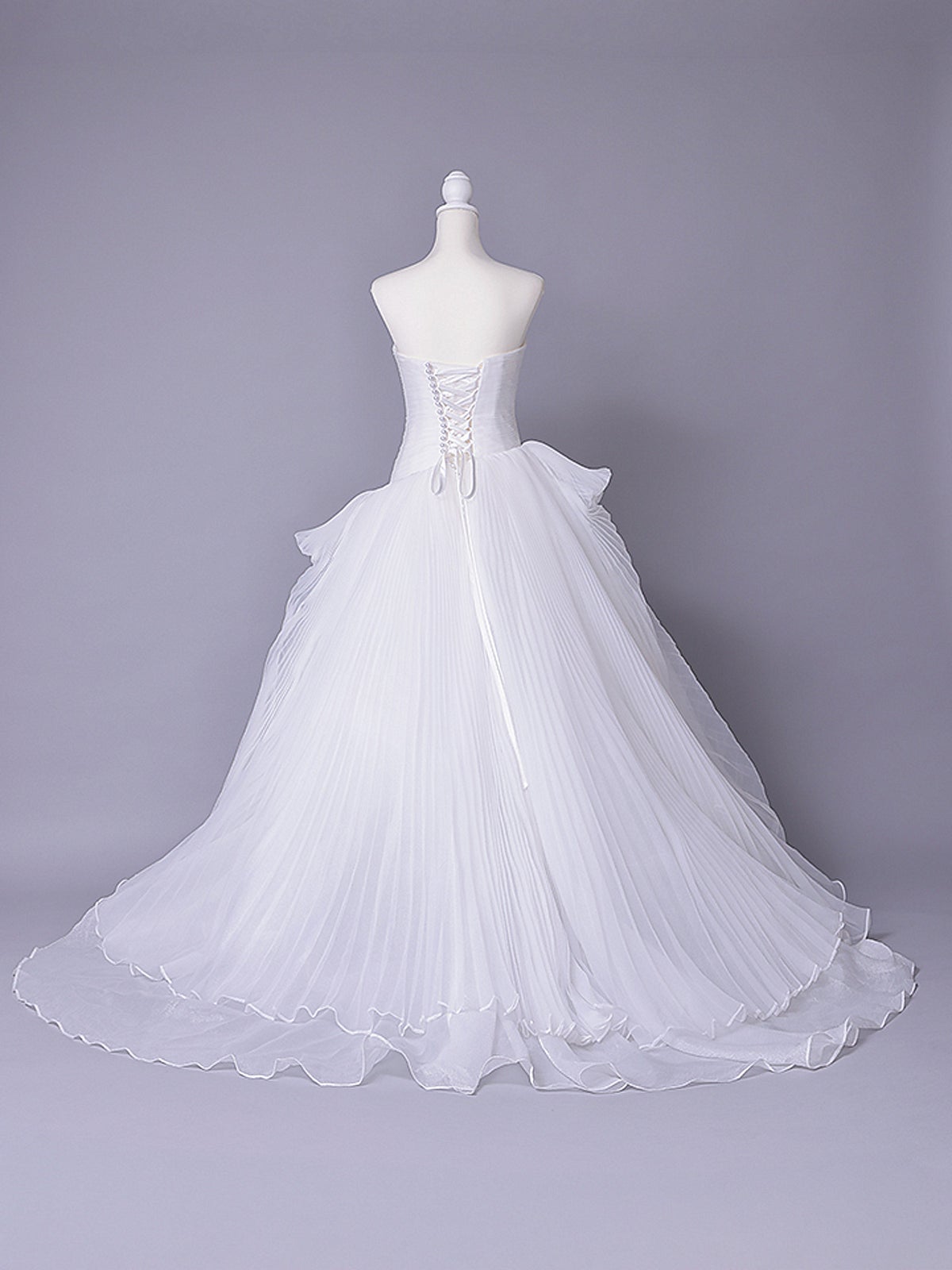 vanityME.couture. バニティーミークチュール Neige Tulle Couture ネージュ・チュール・クチュール ロングドレス ホワイト 白 チュール プリーツ プリンセス バースデー vctr-c-19016