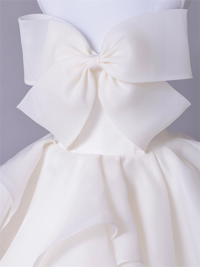 vanityME.couture. バニティーミークチュール Blanc Ruban Couture ブラン・リュバン・クチュール ロングドレス ホワイト 白 ビッグリボン フリル バースデー vctr-c-783