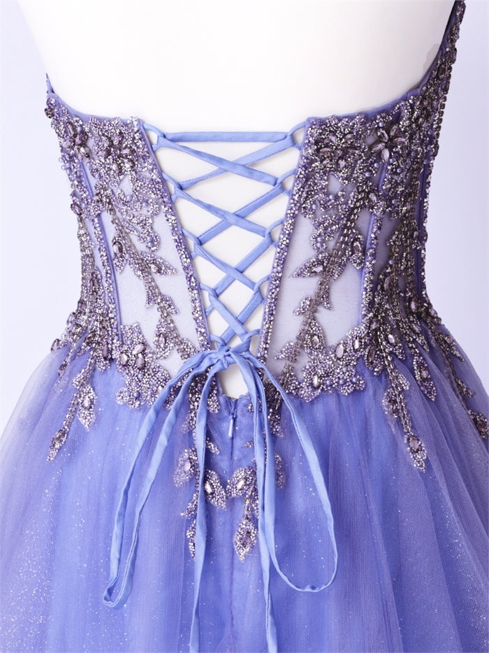 vanityME.couture. バニティーミークチュール Lumiere Bijou Couture リュミエール・ビジュー・クチュール ロングドレス ブルー 青紫 ビジュー バースデー vctr-l-cd721-2