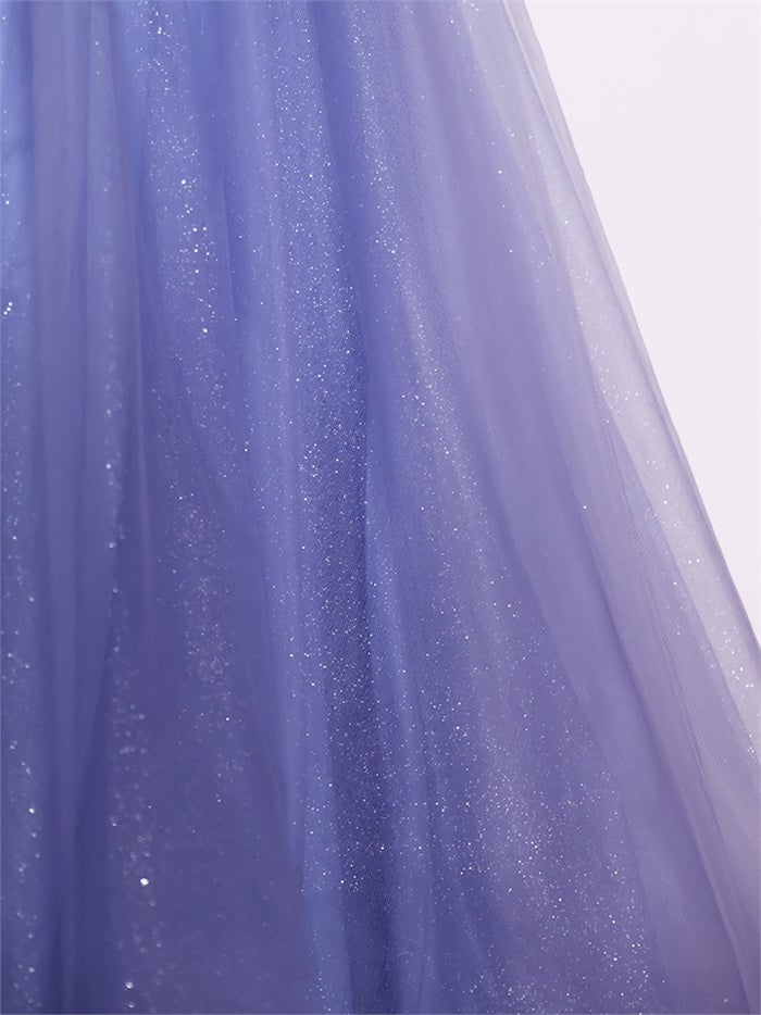 vanityME.couture. バニティーミークチュール Lumiere Bijou Couture リュミエール・ビジュー・クチュール ロングドレス ブルー 青紫 ビジュー バースデー vctr-l-cd721-2