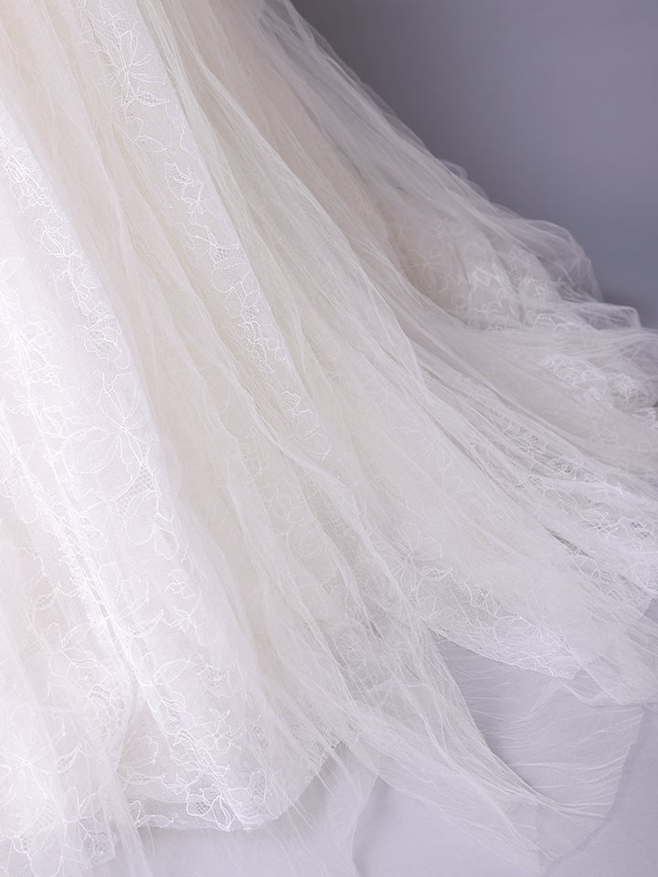 vanityME.couture. バニティーミークチュール Blanc Petale Couture ブラン・ペタル・クチュール ロングドレス ホワイト 白 フラワー チュール プリンセス バースデー vctr-c-lw2730