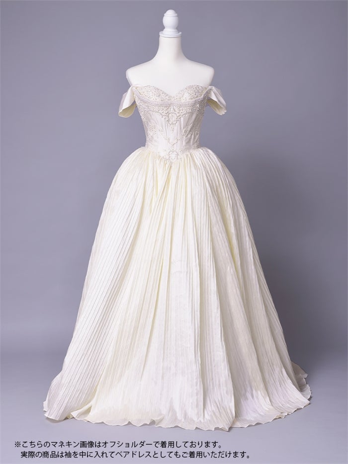 vanityME.couture. バニティーミークチュール Ivoire Perle Couture イヴォワール・ペルル・クチュール ロングドレス ホワイト 白 パール ビーズ刺繍 バースデー vctr-c-8880