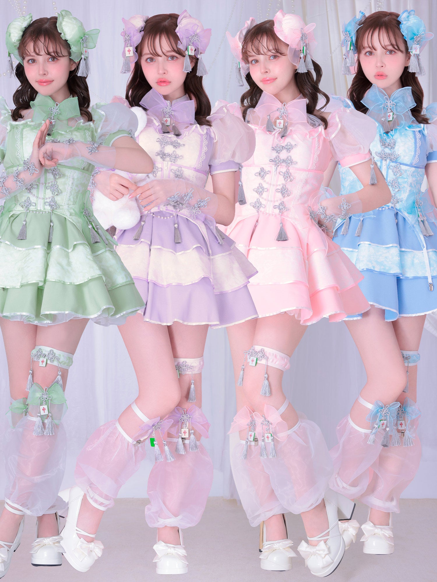 10点セット】Malymoon マリームーン キャンディシェル麻雀チャイナ